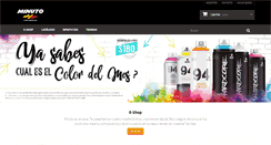 Desktop Screenshot of minutopinturerias.com